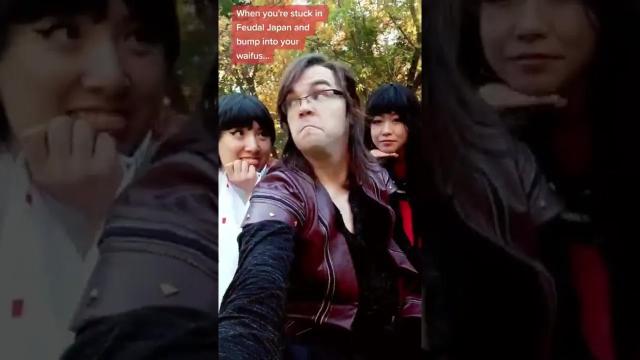 Title card image for video titled Someone get #inuyasha !!! #cosplay #bigjackfilms #kagome #kikyo Title card image for video titled Someone get #inuyasha !!! #cosplay #bigjackfilms #kagome #kikyo