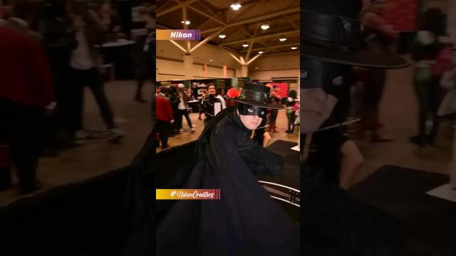 Title card image for video titled Did a really cool 360 shot as #zorro #torontocomiccon #cosplay #themaskofzorro #bigjackfilms Title card image for video titled Did a really cool 360 shot as #zorro #torontocomiccon #cosplay #themaskofzorro #bigjackfilms