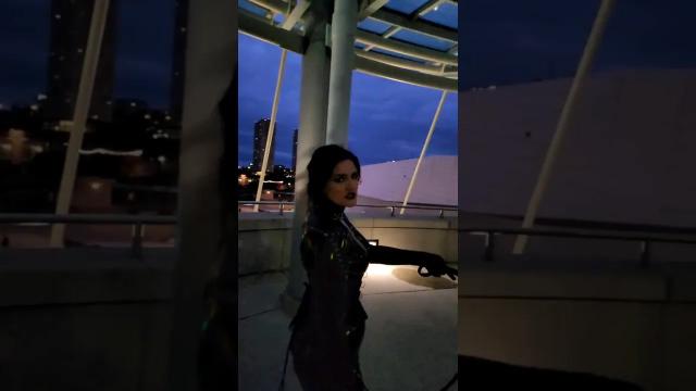 Title card image for video titled She's a bad kitty! #batman #catwoman #cosplay #torontocomiccon #bigjackfilms #batmanreturns Title card image for video titled She's a bad kitty! #batman #catwoman #cosplay #torontocomiccon #bigjackfilms #batmanreturns