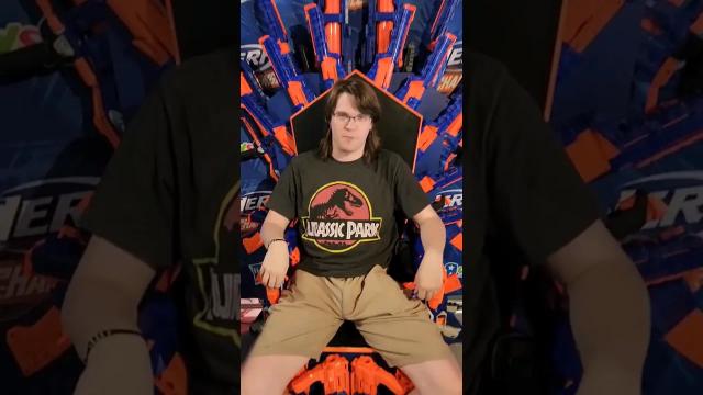 Title card image for video titled The King Commands It! #nerf #itsnerfornothing #bigjackfilms #nostalgiacritic #hasbro #gameofthrones Title card image for video titled The King Commands It! #nerf #itsnerfornothing #bigjackfilms #nostalgiacritic #hasbro #gameofthrones