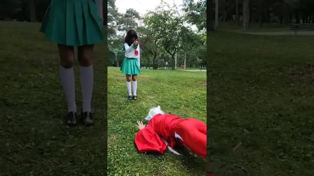 Title card image for video titled #kagome ain't having it! #inuyasha #inuyashaxkagome #cosplay #bigjackfilms #anime #animenorth2023 Title card image for video titled #kagome ain't having it! #inuyasha #inuyashaxkagome #cosplay #bigjackfilms #anime #animenorth2023