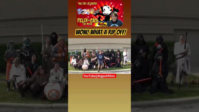 Title card image for video titled "It's Friggin STAR WARS!" #bigjackfilms #starwars #ashoka #felixthecat #moviereview #80s #cosplay Title card image for video titled "It's Friggin STAR WARS!" #bigjackfilms #starwars #ashoka #felixthecat #moviereview #80s #cosplay