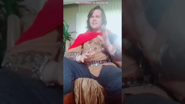 Title card image for video titled #PrinceLir is having problems #thelastunicorn #cosplay #anime #bigjackfilms #jeffbridges