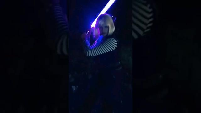 Title card image for video titled #generalgrevious isn't the only Droid who can use a #lightsaber ... #android18 #starwars #dragonball Title card image for video titled #generalgrevious isn't the only Droid who can use a #lightsaber ... #android18 #starwars #dragonball