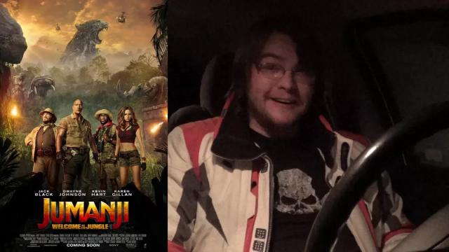 Title card image for video titled Opening Night - JUMANJI: Welcome To The Jungle (2017) REVIEW