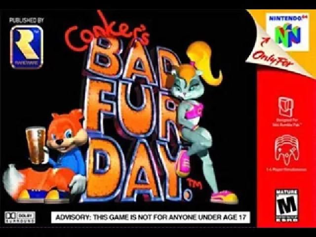 Title card image for video titled Conkers Bad Fur Day (N64) REVIEW - The16BitShow {RAREWARE MONTH} Title card image for video titled Conkers Bad Fur Day (N64) REVIEW - The16BitShow {RAREWARE MONTH}