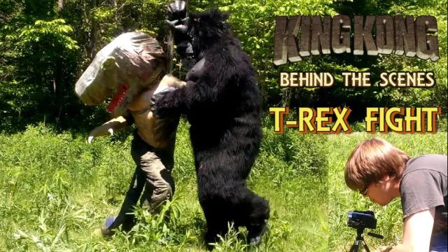 Title card image for video titled 27. T REX FIGHT! King Kong (2016) Fan Film - BEHIND THE SCENES Title card image for video titled 27. T REX FIGHT! King Kong (2016) Fan Film - BEHIND THE SCENES