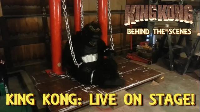 Title card image for video titled 32. KING KONG LIVE ON STAGE! King Kong (2016) Fan Film - BEHIND THE SCENES