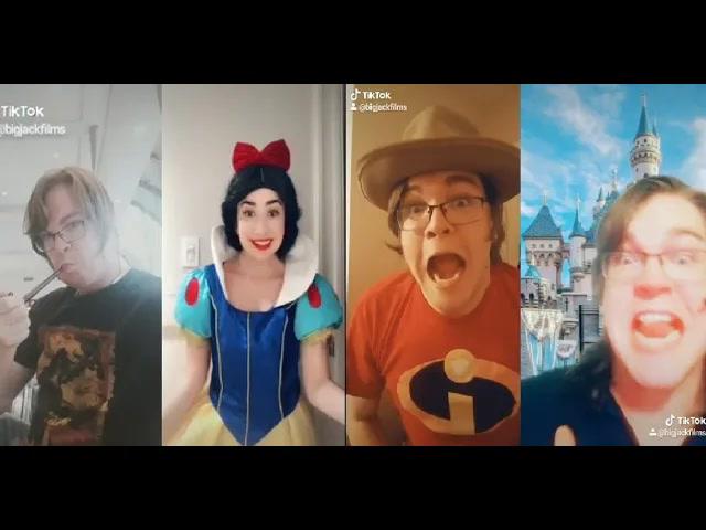 Title card image for video titled BIGJACKFILMS TikTok Collection Vol. 10 - DISNEY EDITION