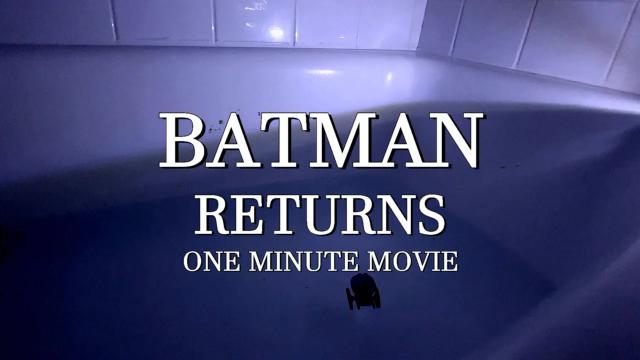Title card image for video titled BATMAN RETURNS - One Minute Movie