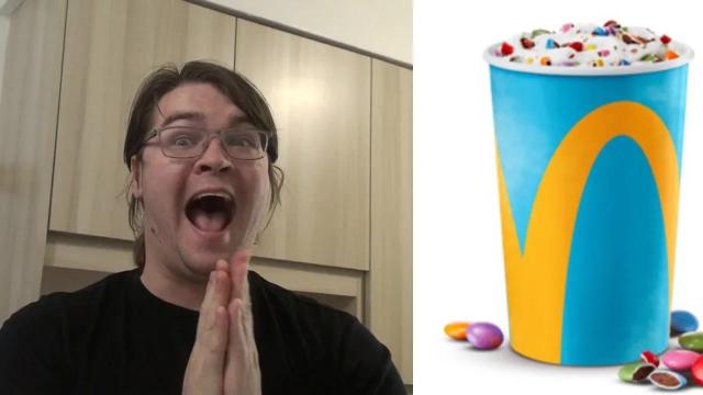 Title card image for video titled THE SMARTIES MCFLURRY IS BACK! Food Corner