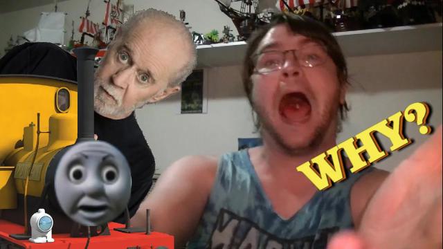 Title card image for video titled EVERYONE ON SODOR IS AN A**HOLE! George Carlin Dubs Thomas The Tank Engine Vol. 3 Reaction! Title card image for video titled EVERYONE ON SODOR IS AN A**HOLE! George Carlin Dubs Thomas The Tank Engine Vol. 3 Reaction!