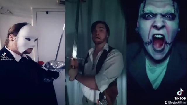 Title card image for video titled BigJackFilms TikTok Collection Vol. 48 - A UNIVERSAL HALLOWEEN