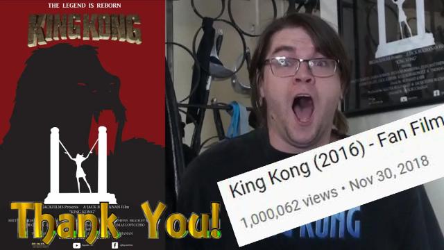 Title card image for video titled KING KONG HITS 1,000,000 VIEWS! Title card image for video titled KING KONG HITS 1,000,000 VIEWS!