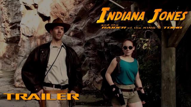 Title card image for video titled TRAILER - Indiana Jones and the Raider of the King's Tomb (Indiana Jones meets Lara Croft FAN FILM) Title card image for video titled TRAILER - Indiana Jones and the Raider of the King's Tomb (Indiana Jones meets Lara Croft FAN FILM)