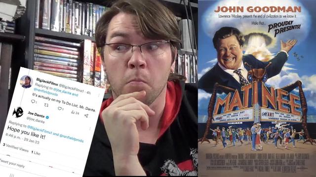 Title card image for video titled Joe Dante himself requested me to watch Matinee - OPENING NIGHT Title card image for video titled Joe Dante himself requested me to watch Matinee - OPENING NIGHT