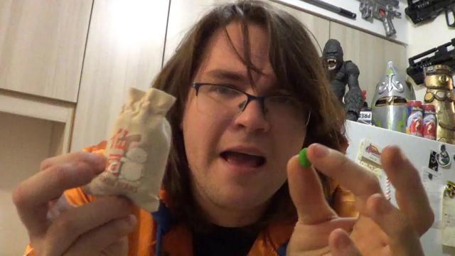 Title card image for video titled Dragonball Z Senzu Beans - FOOD CORNER