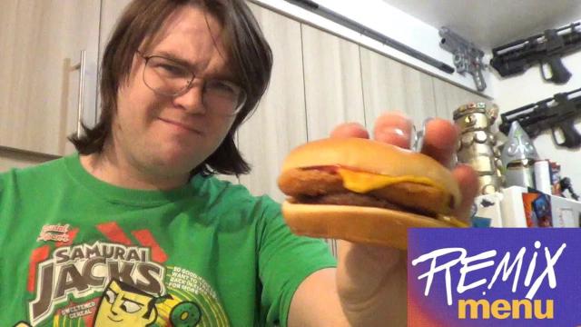 Title card image for video titled McDonald's Chicken Cheeseburger - FOOD CORNER